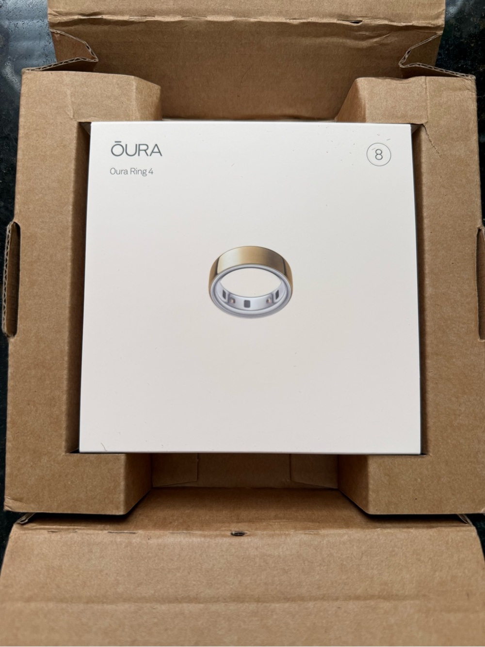 Oura Ring Gen 4 Gold - NEVER OPENED, NEVER WORN